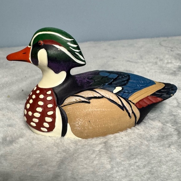 Pair of Vintage Avon 1984 Wood Duck Figure Collector Duck Series – Hand Painted - Picture 7 of 15